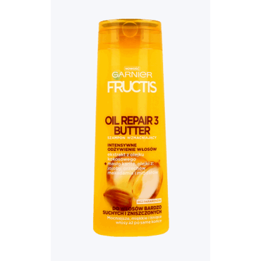 Garnier -  GARNIER FRUCTIS Oil Repair Butter szampon wzmacniający z ekstraktem z olejku kokosowego 400 ml